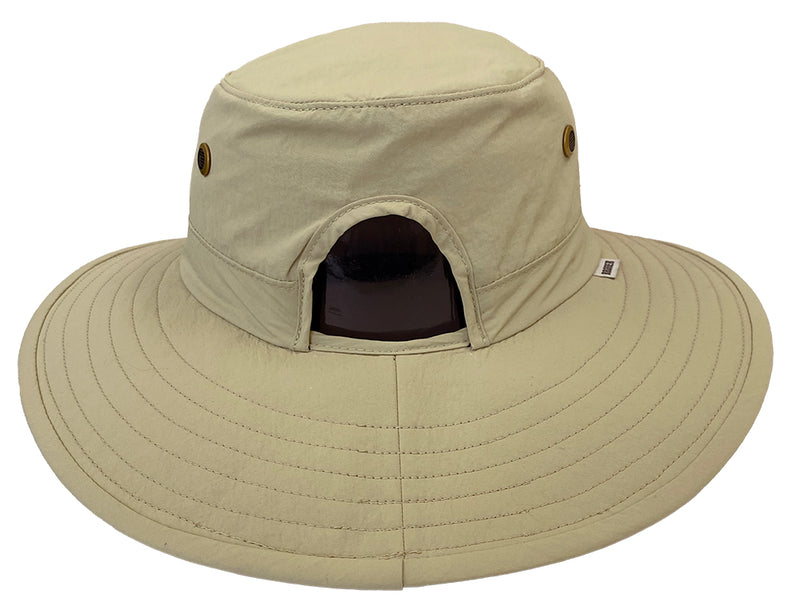 Women's Ponytail Rafter Big Brim Hat | Light Pink