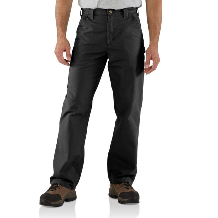 Men's Utility Work Pant - Loose Fit - Canvas | BLACK