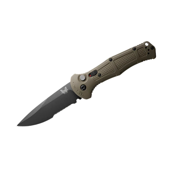 Claymore Ranger Green Serrated Drop Point