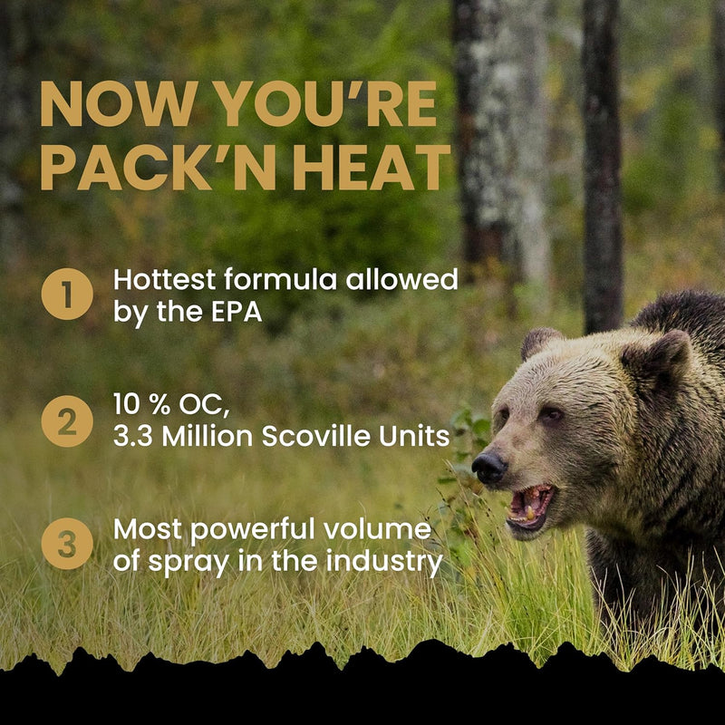 Griz Guard Bear Spray with Griz Guard Holster 9.2oz | 2 Pack