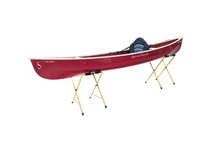Wee Lassie 10'5" Hand-Laminated KCH with Stronghold Gunwales & Bulkhead Flotation | Maraschino