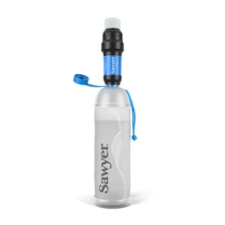 Sawyer Squeeze with a Cnoc Premium 1 Liter Bottle
