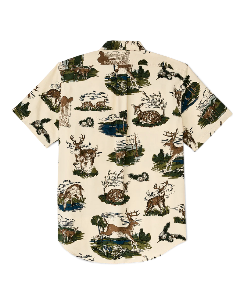 Short Sleeve Lightweight Alaskan Guide Shirt | Vintage White/Deer