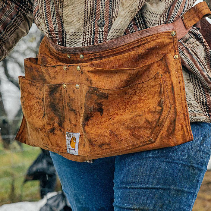 Carhartt Brown Duck Nail Apron