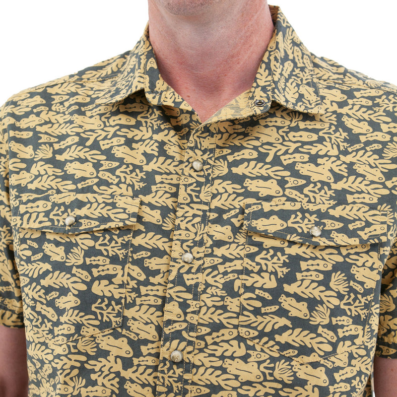 Men's Ryker Coral Reef Print Shirt | Urban Chic