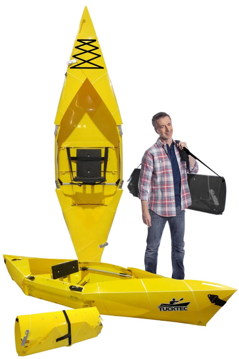 Tucktec Pro 10' Folding Kayak | Yellow