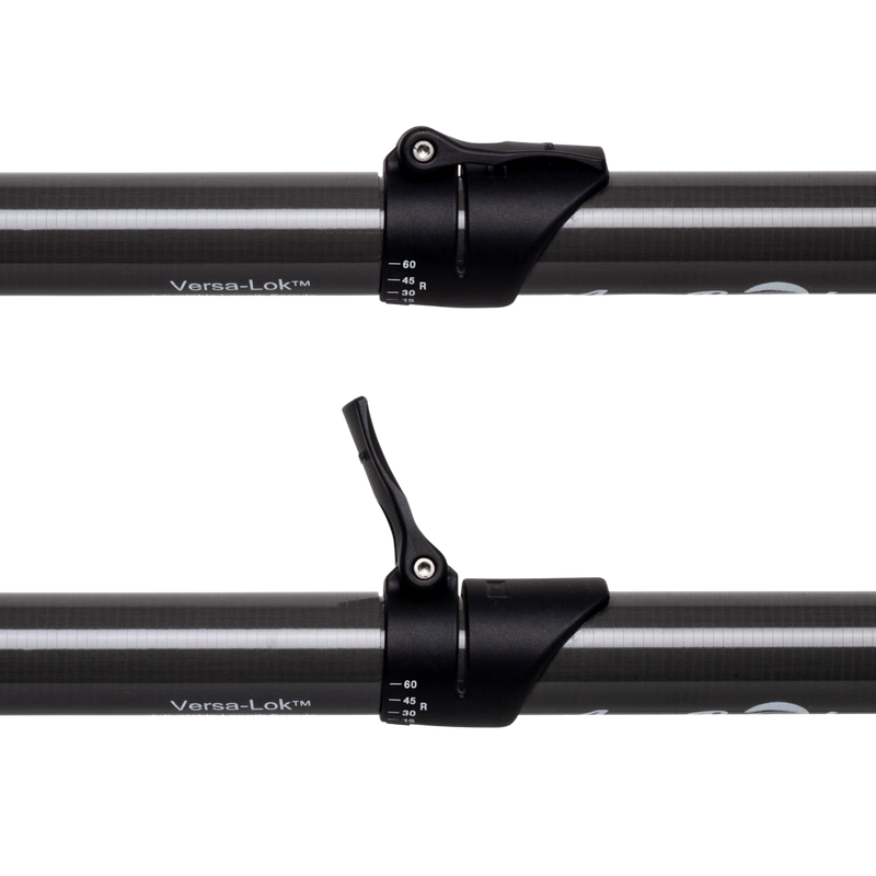 Two Versa-Lok bike racks on a white background