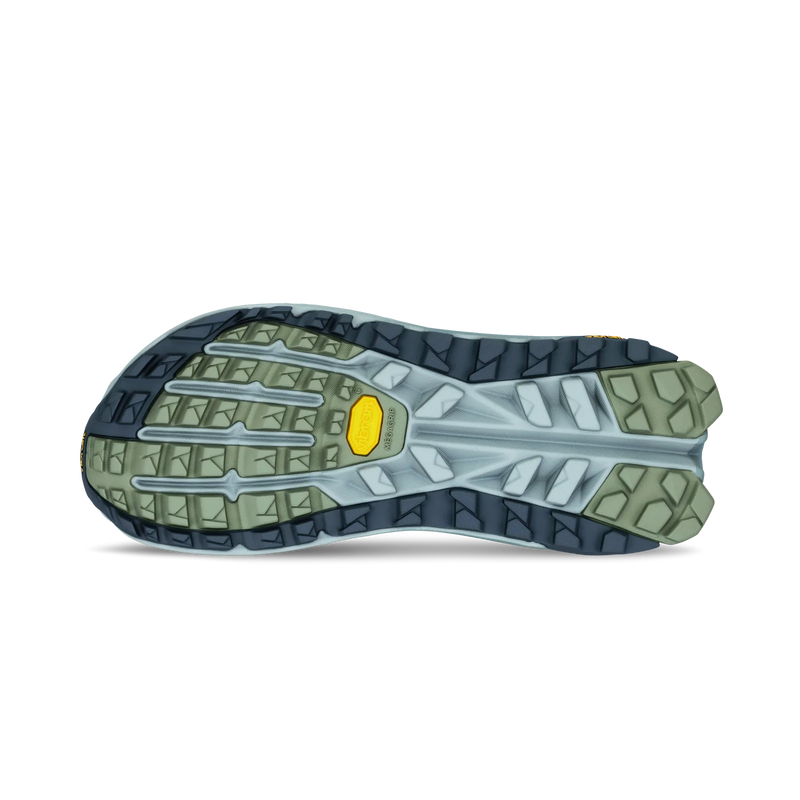 Close-up of a shoe sole with a textured pattern on a white background