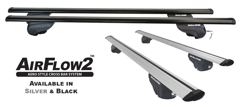 Airflow 65" Aero Crossbar Roof Rack | Silver