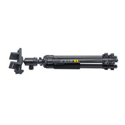 A black carbon fiber tripod with a carbon tube pattern and yellow 'AXR XL' branding, shown on a solid white background.