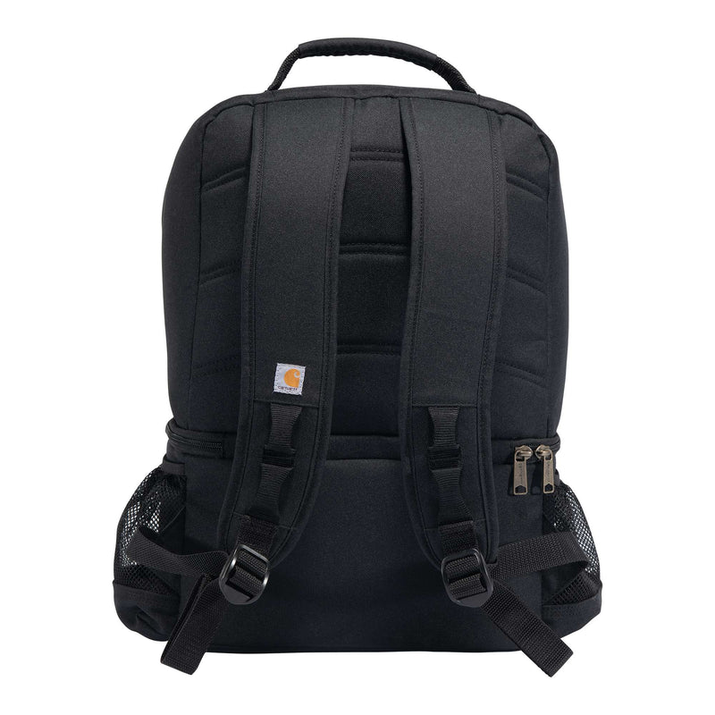 Insulated 24 Can Two Compartment Cooler Backpack | Black