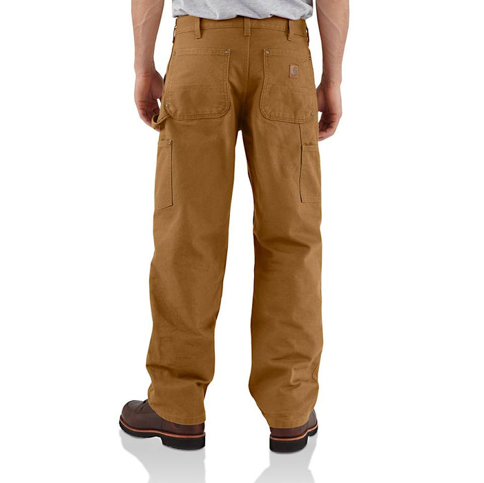 Men's Utility Double-Knee Work Pant - Loose Fit - Rugged Flex - Washed Duck | CARHARTT BROWN