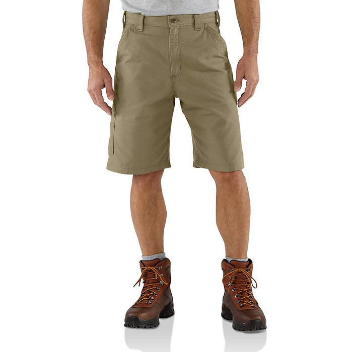 Carhartt Mens Loose Fit Canvas Utility Work Short | DARK_KHAKI