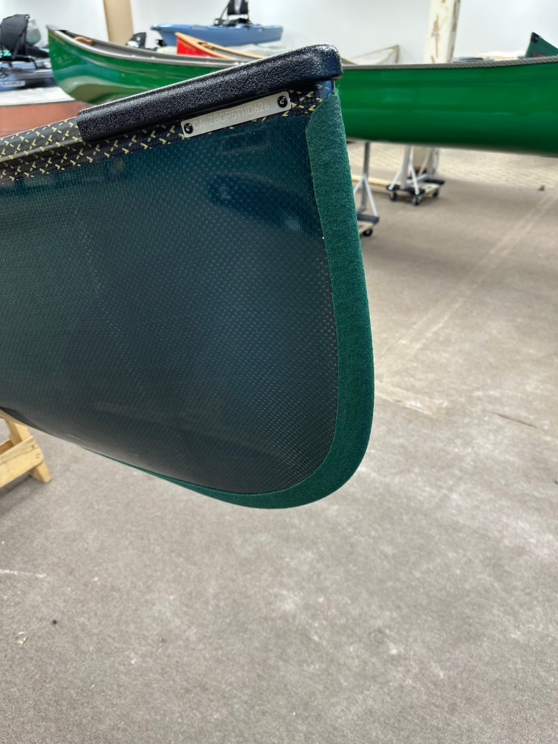 Rheaume Prospector 16.5' Carbon  W/ Comp gunwales and skid plates 36-38lbs | Teal