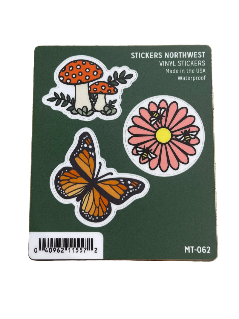 Nature Lover Mini Trio Stickers