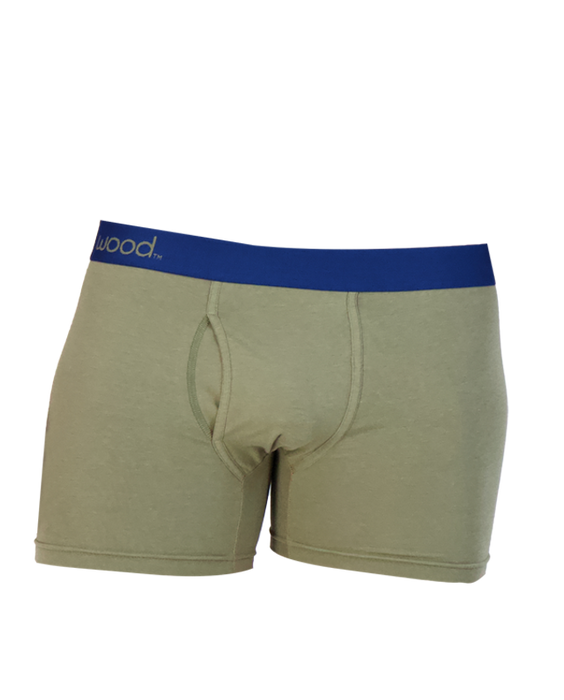 Wood Underwear Mens Boxer Brief with Fly