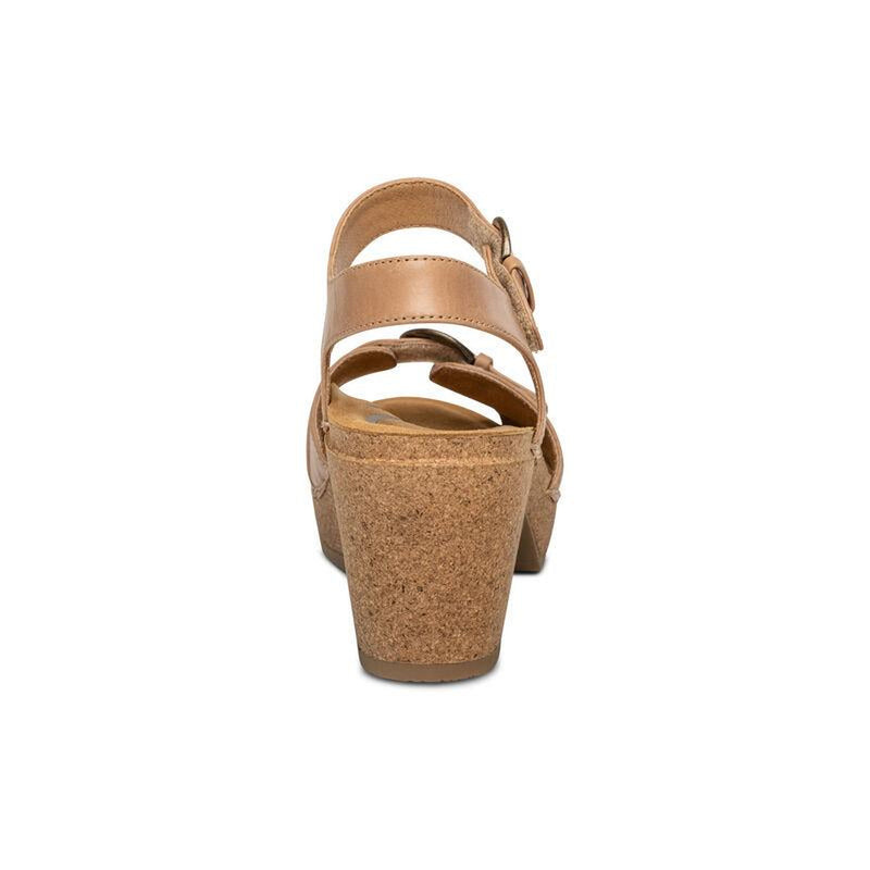Aetrex Womens Tory Open Toe Heels