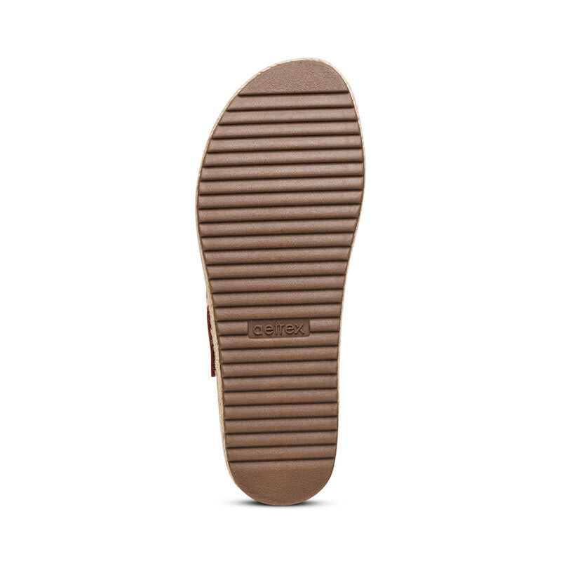 Women's Vania Arch Support Platform Sandal Red
