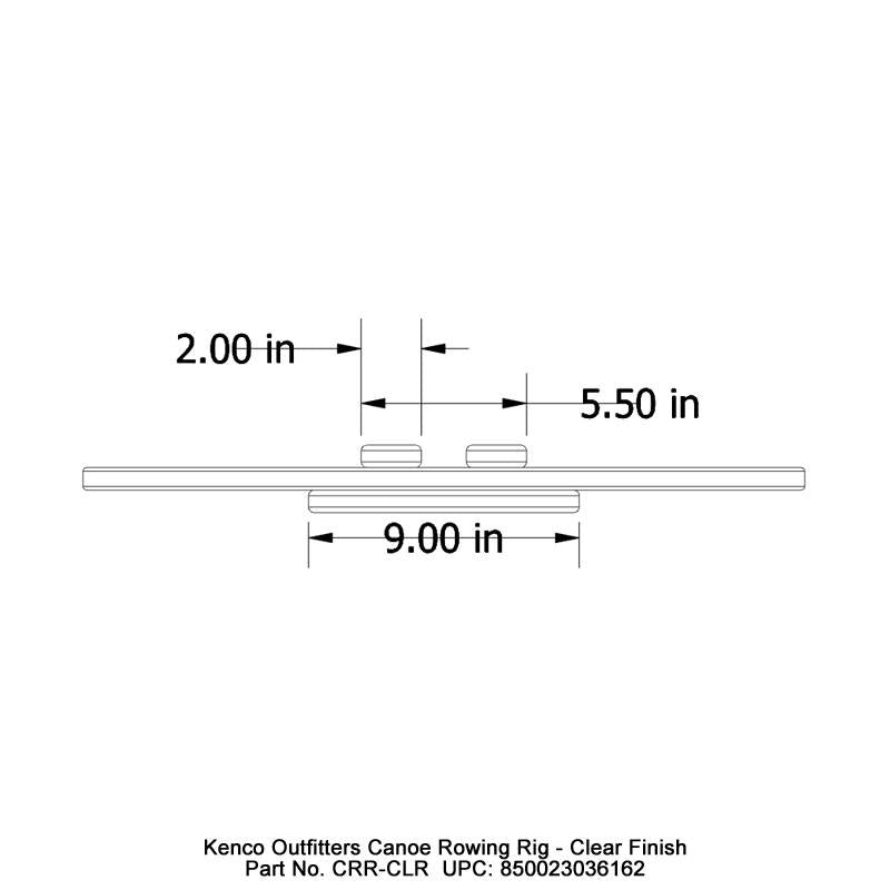Kenco Outfitters Canoe Rowing Rig
