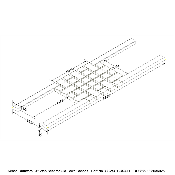 Old Town Canoe 34 Web Seat