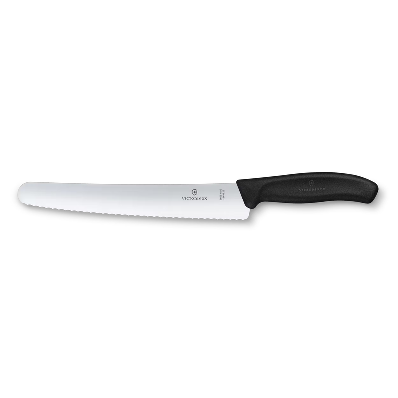 Swiss Classic Bread And Pastry Knife | Black