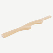 Clear varnish deep dish yoke on a white background.