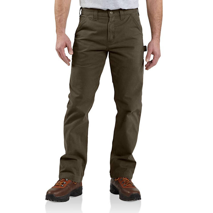 Men's Utility Work Pant - Relaxed Fit - Twill | DARK COFFEE