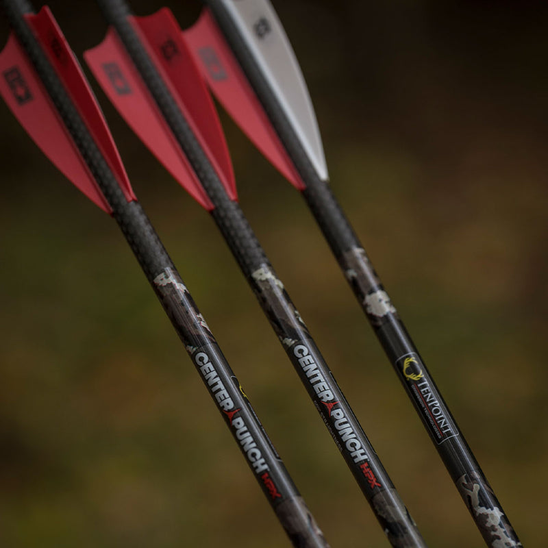 Lighted CenterPunch HPX Premium Carbon Arrows 3-pack