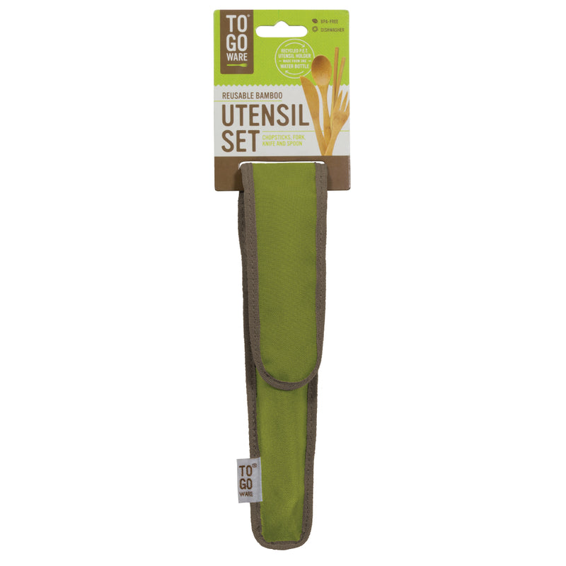 Classic Bamboo Utensil Set | Avocado
