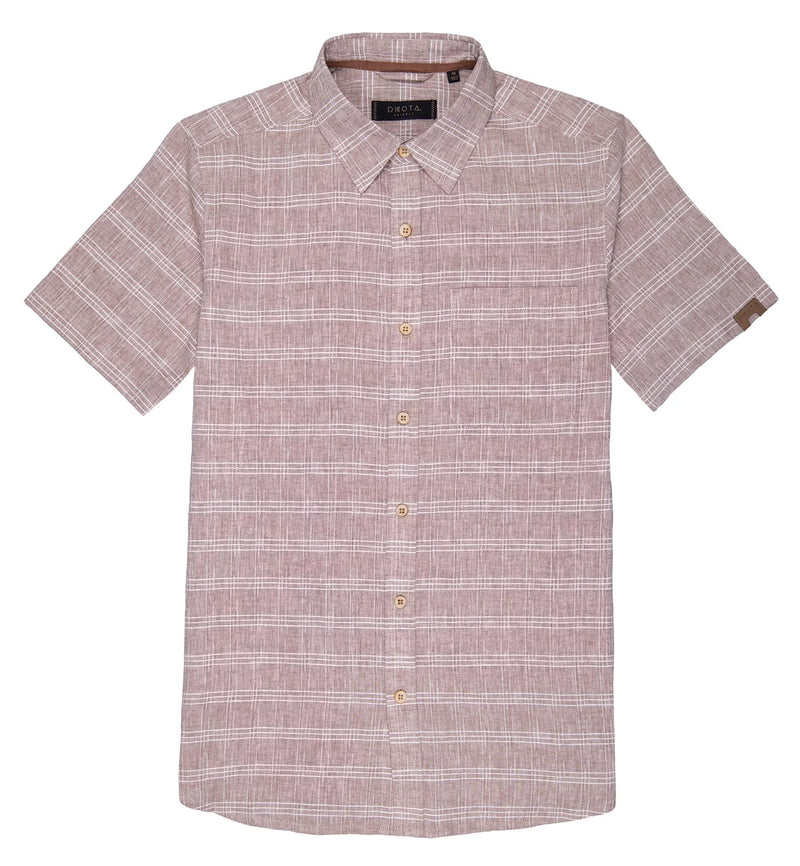 Men's Nate Short Sleeve Shirt | Brick