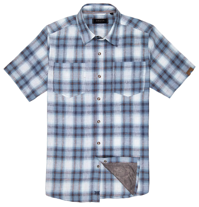 Men's Tad Short Sleeve Plaid Shirt | Adirondack