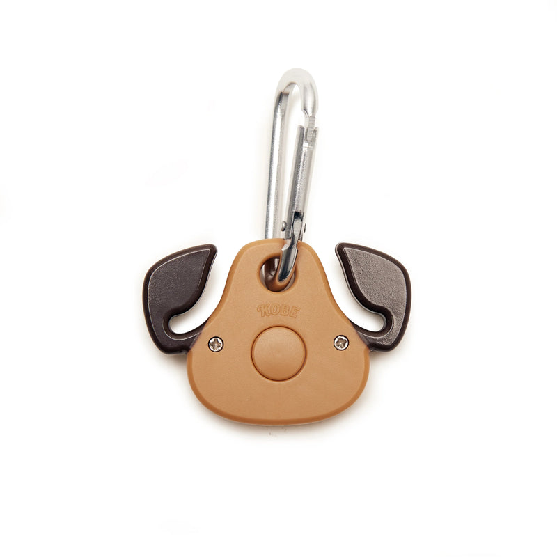 Kobe Dog Light Keychain | Brown