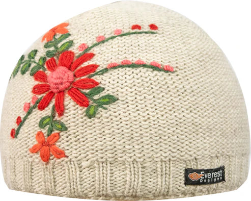 Dahlia Beanie | Ivory