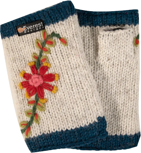 Dahlia Handwarmer | Ivory