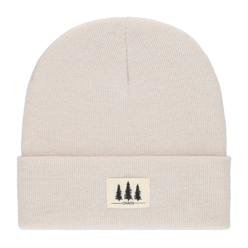 White beanie against a white background. 