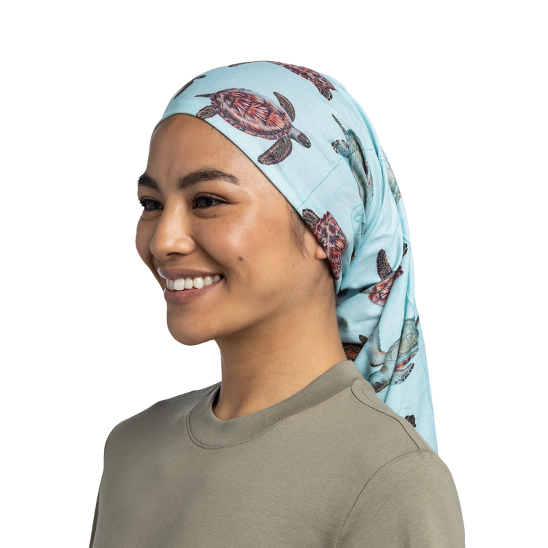 CoolNet® UV Neckwear | Turquoise Turtles