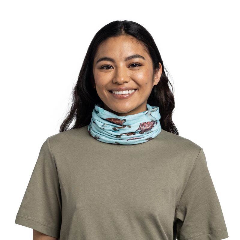 CoolNet® UV Neckwear | Turquoise Turtles