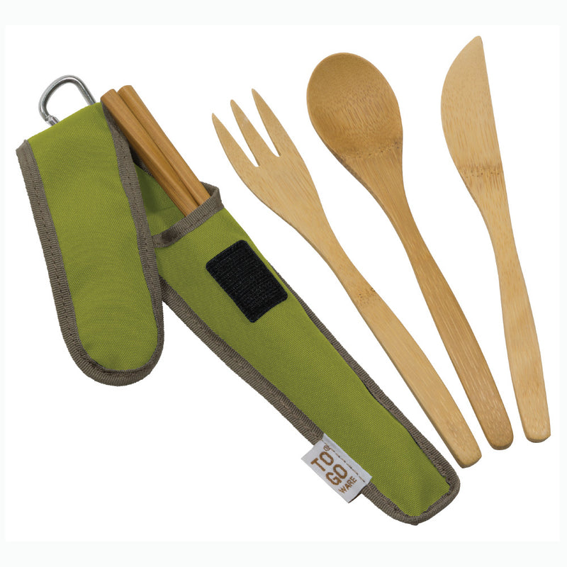 Classic Bamboo Utensil Set | Avocado