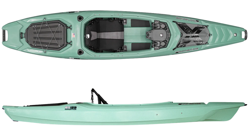 Bonafide Kayaks EX123 Expedition Kayak | Andros Green