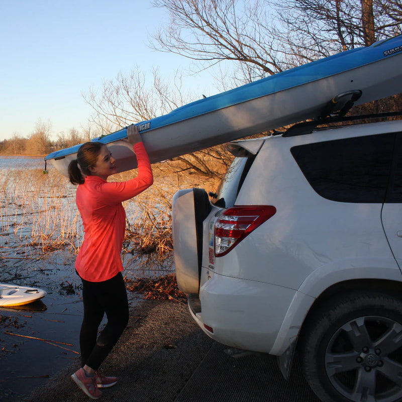 EZ ROLLER™ V-Rack Roof Carrier | Black