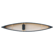 Canoe with seating installed on a white background.