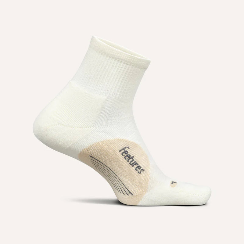 Elite Light Cushion Quarter Sock | Linen