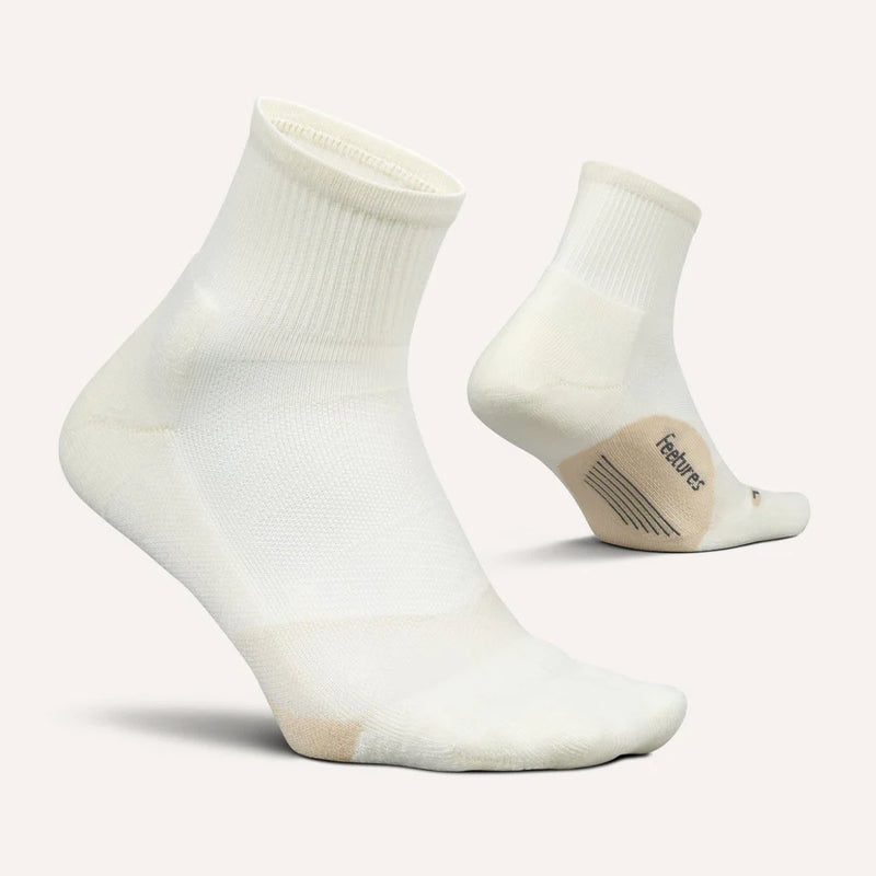 Elite Light Cushion Quarter Sock | Linen