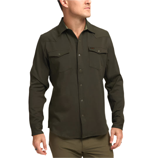 Men's Stockman Stretch Long Sleeve Snapshirt