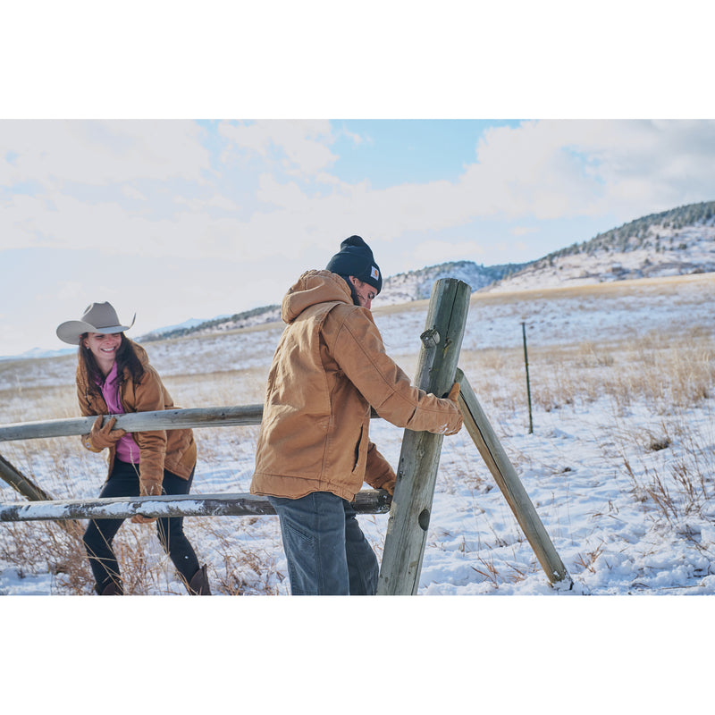 Men's Washed Duck Bartlett Jacket | Carhartt Brown