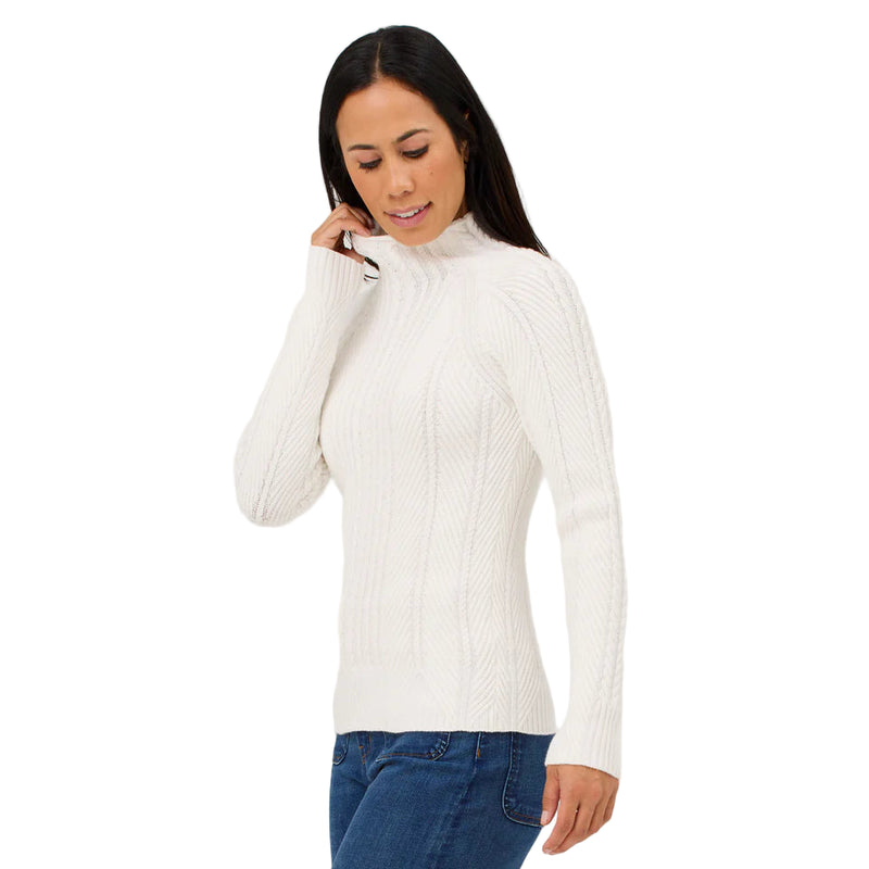 Women's Lydia Mockneck Sweater | Snow