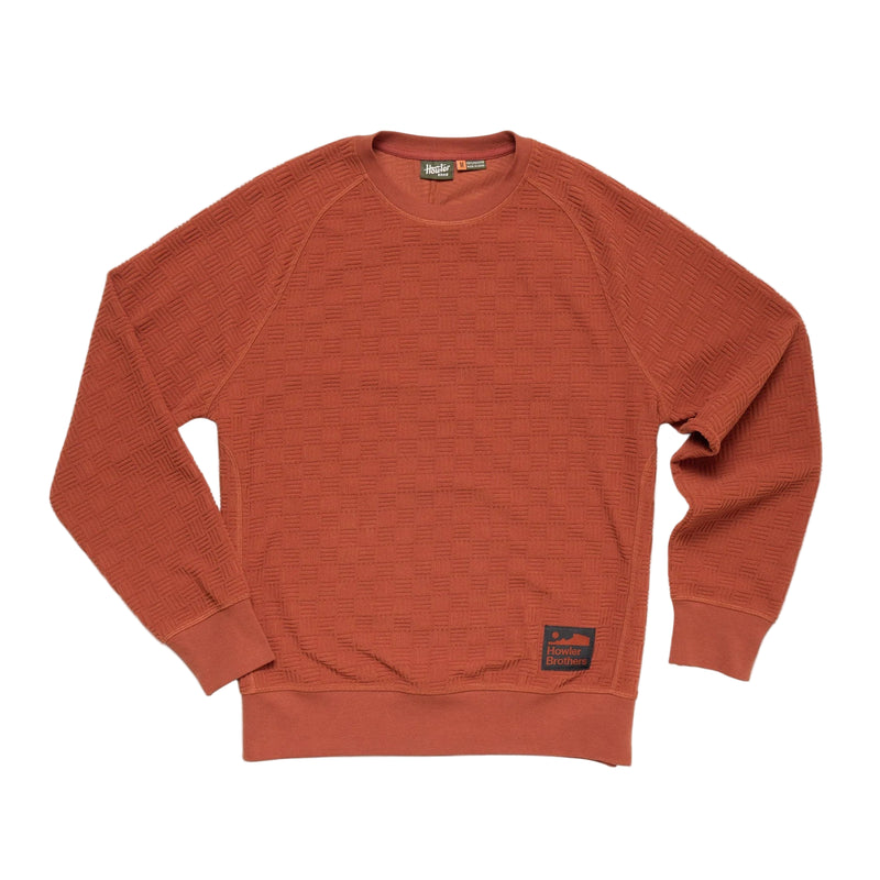 Men's Eleos Fleece Crewneck | Terracotta