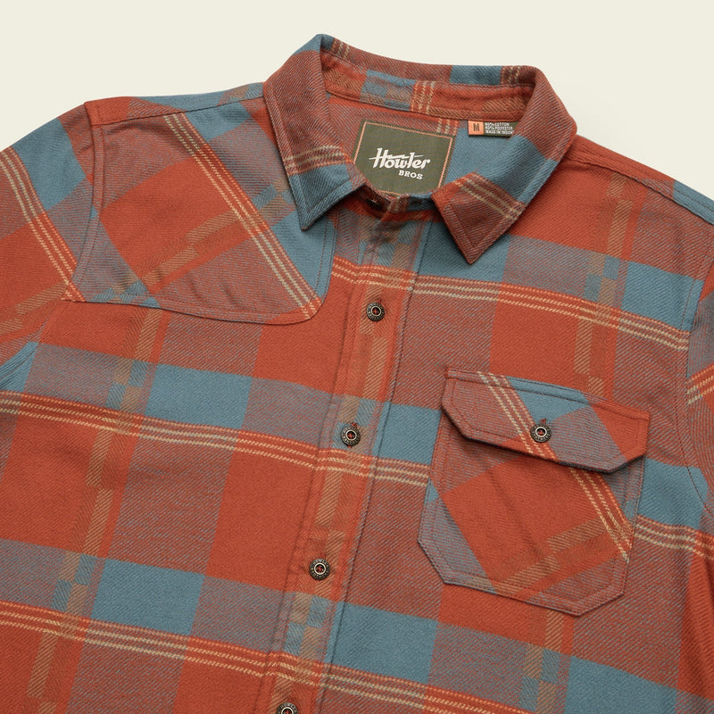 Men's Harker's Flannel Shirt | Backdrop Plaid: Terracotta