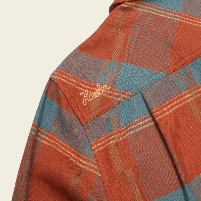 Men's Harker's Flannel Shirt | Backdrop Plaid: Terracotta