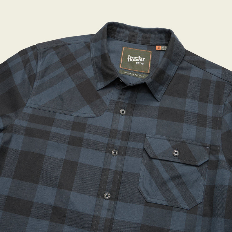 Men's Harker's Flannel Shirt | Mega Plaid: Petrol